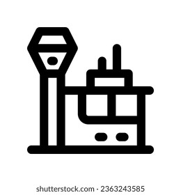 icono del aeropuerto. icono vector para tu sitio web, móvil, presentación y diseño de logotipo.