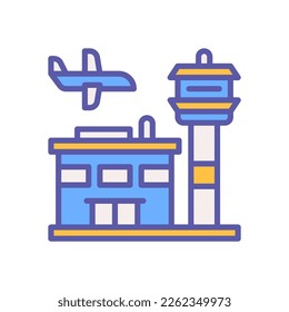 airport icon for your website design, logo, app, UI.