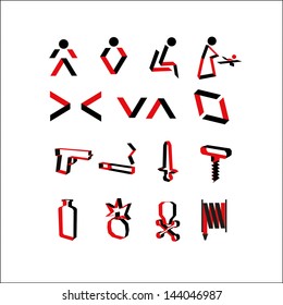 Airport Icons Set