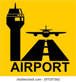  Airport icons vector