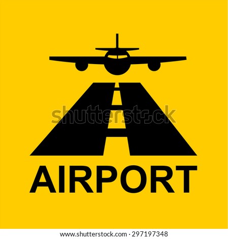  Airport icons vector