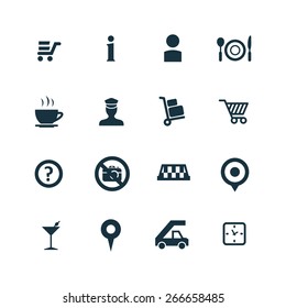 airport Icons Vector set