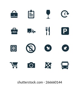 airport Icons Vector set