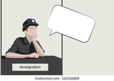 入国審査 のイラスト素材 画像 ベクター画像 Shutterstock