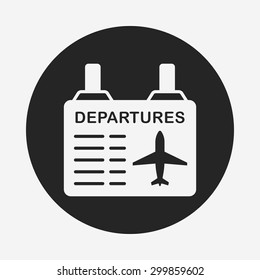 airport information board icon