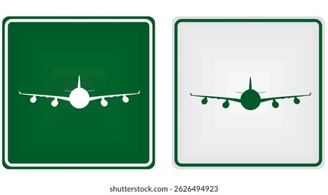 Airport isolated sign. vector illustration