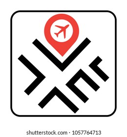 Airport location icon