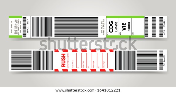 airport luggage stickers