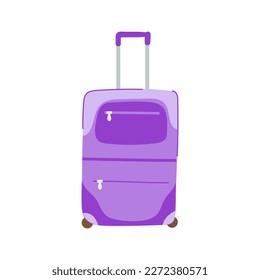 airport luggage suitcase cartoon. airport luggage suitcase sign. isolated symbol vector illustration