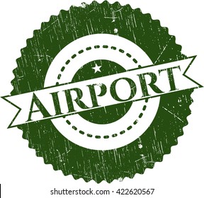 Airport rubber grunge texture seal