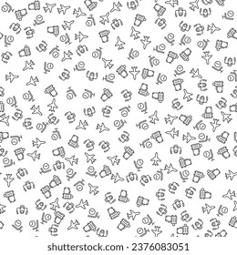 Airport Seamless Pattern for printing, wrapping, design, sites, shops, apps  