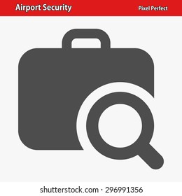 Airport Security Icon. EPS 8 format.