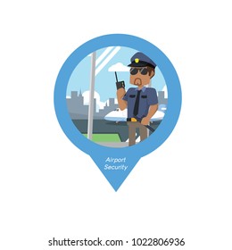 Airport Security Pin Map