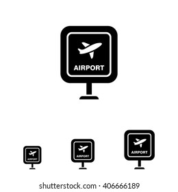 Airport sign