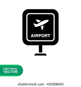 Airport sign