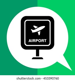 Airport sign
