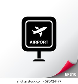 Airport sign