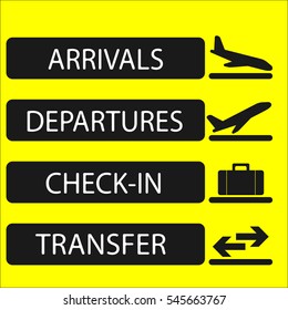 25,900 Airport check sign Images, Stock Photos & Vectors | Shutterstock
