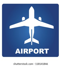 airport signage, plane