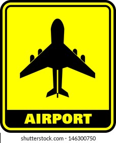 airport, signs