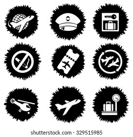 Airport simply symbol for web icons