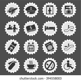 Airport  simply symbols for web and user interface