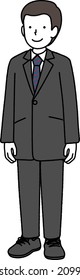 Airport staff male illustration: Occupation