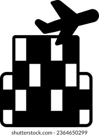 airport terminal airport control tower airport control tower plane 9019