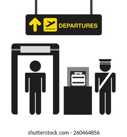 airport terminal design, vector illustration eps10 graphic 