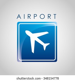 airport terminal design, vector illustration eps10 graphic 