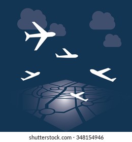 airport terminal design, vector illustration eps10 graphic 