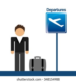 airport terminal design, vector illustration eps10 graphic 