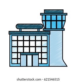 airport tower control icon