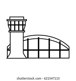 airport tower control icon