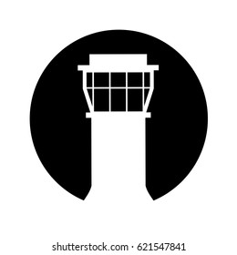 airport tower control icon