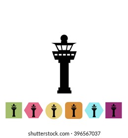 Airport tower icon