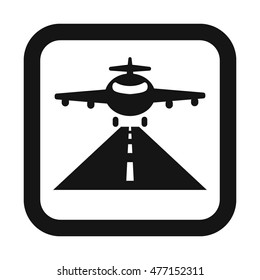 Airport Vector Design | Airport Icon in Illustrator | Map Sign for Airport | Suitable for Airport Terminal Logo or Landmark