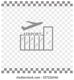 Airport vector icon.