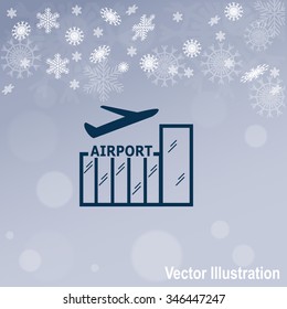 Airport vector icon.