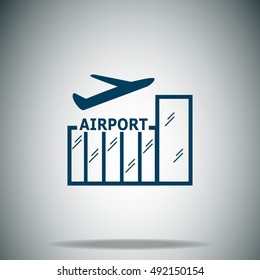 Airport vector icon