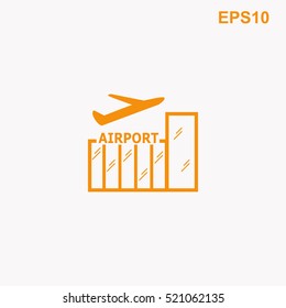 Airport vector icon