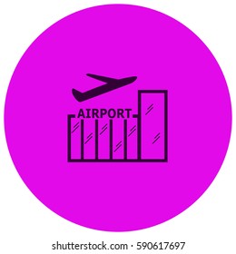 Airport vector  icon