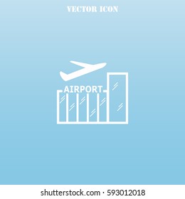 Airport vector  icon.