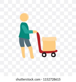 Airport vector icon isolated on transparent background, Airport logo concept