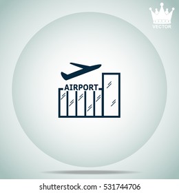 Airport  vector illustration.