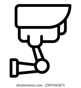 Airport video security icon outline vector. Airport safety inspection. Airport monitoring camera