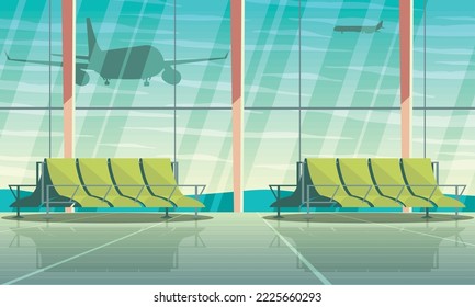 airport waiting room place scene
