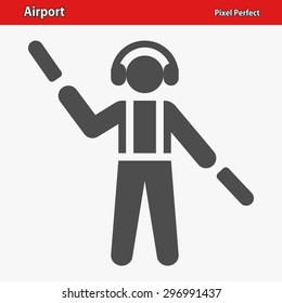 Airport Worker Icon. EPS 8 format.