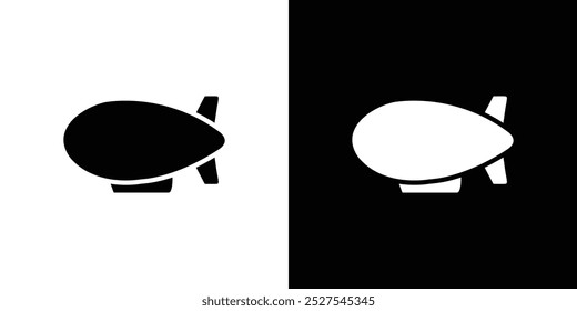 Airship icon Art design illustration