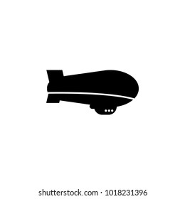 airship icon. Elements of transport icon. Premium quality graphic design icon. Signs and symbols collection icon for websites, web design, mobile app on white background